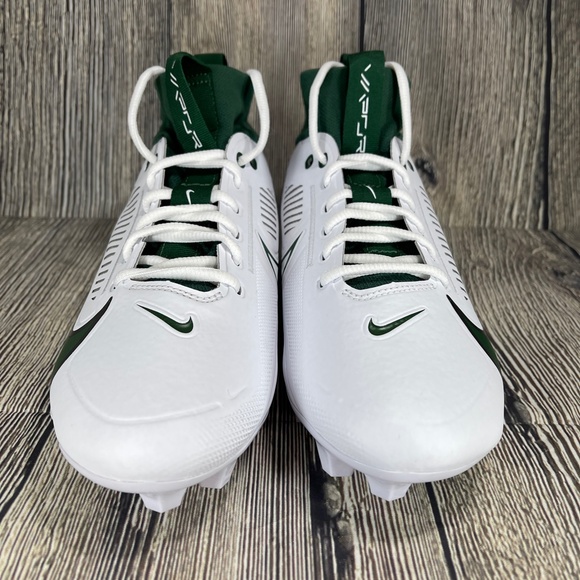 Nike Vapor Edge Pro 360 2 Football Cleats White/Green FJ1581-130 - Picture 4 of 8